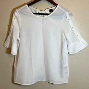 𝅺Vero Moda White Office Blouse